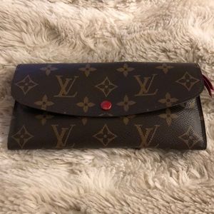 Louis Vuitton button closure wallet